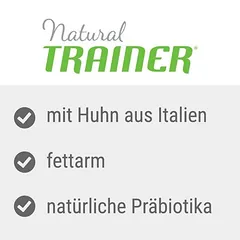 9 + 3 dovanų! 12 x 415 g / 400 g Natural Trainer drėgnas maistas šunims