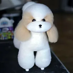Mr. Jiang Teddy viso kūno kailis - keičiamas kailis Teddy kirpimo manekenui, smėlio spalvos
