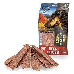 KIDDOG 100% natūralios jautienos juostelės 100g — 1 nuotrauka