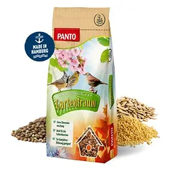 PANTO Gartentraum – pašaras laukiniams paukščiams su grūdais, riešutais ir vaisiais, 25kg — 2 nuotrauka