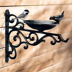 Paukščių girdykla Relaxdays, sieninė, 28 × 24 × 14 cm — 2 nuotrauka