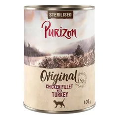 Purizon Adult Sterilised begrūdis drėgnas maistas katėms 6 x 400 g — 2 nuotrauka