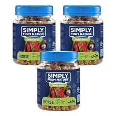 SIMPLY FROM NATURE Smart Bites Arklienos dresuotojai šunims 3x130g