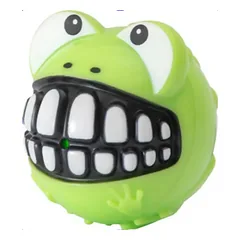 ROGZ Frog Ball žalias kamuoliukas varlė M 6.4cm
