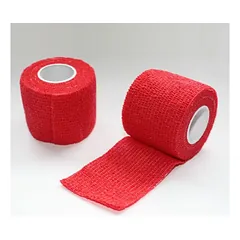 Fioniavet kohezinis tvarstis su kartaus skonio priedu šunims ir katėms, 10 cm x 4,5 m, raudonas