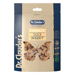 DR.CLAUDER'S Trainee Snack skanėstai kubeliais su vabzdžiais šunims ir katėms, 80g