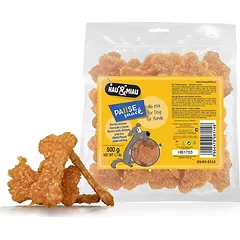 Vištienos ir ryžių kauliukai, 500 g, natūralūs skanėstai šunims, Hau&Miau