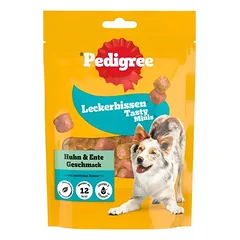 Pedigree skanėstai šunims: kramtomieji kąsneliai su višta ir antiena ir mini kąsneliai su sūriu ir jautiena, ekonominė pakuotė — 2 nuotrauka