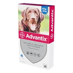 Advantix - šunims, sveriantiems 25-40 kg (4 ml pipetė) nuotrauka