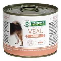 Nature's Protection suaugusių šunų konservuotas pašaras su veršiena, 400 g — 4 nuotrauka
