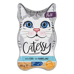 Catessy lėkštutės, drėgnas maistas katėms 18 x 85 g