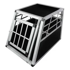 Aliumininis transportavimo narvas šunims į automobilį – L 91 x 65 x 69 cm — 3 nuotrauka