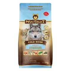 WOLFSBLUT Cold River Adult sausas maistas suaugusiems šunims su upėtakiu ir batatais, 2 kg