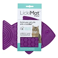 LickiMat Classic Felix - laižymo kilimėlis katėms ir mažiems šunims, Pomarańczowy / Miękka — 5 nuotrauka