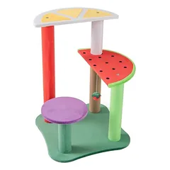 GIANTEX Kratzbaum „Wassermelone“ Mit Plattformen Und Hängendem Ball