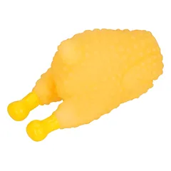 Šunų žaislas, viščiuko formos, 12,5 cm — 5 nuotrauka