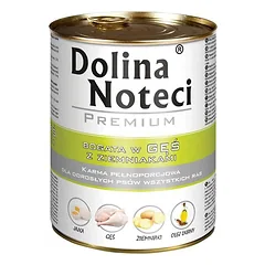 DOLINA NOTECI Premium su žąsiena ir bulvėmis 6 × 400 g