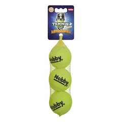 Nobby teniso kamuoliukas su pypsiuku, žaislas šunims, M / Skersmuo: 6,5 cm — 4 nuotrauka