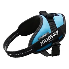 JULIUS-K9 IDC® Power petnešos šunims, akvamarino spalvos, Dideliems 26–45 kg — 2 nuotrauka