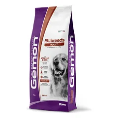 Gemon Dry Dog Medium Adult sausas maistas vidutinio dydžio veislių šunims su ėriena ir ryžiais, 15 kg