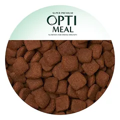 OPTIMEAL sausas maistas didelių veislių suaugusiems šunims su vištiena 4 kg — 4 nuotrauka