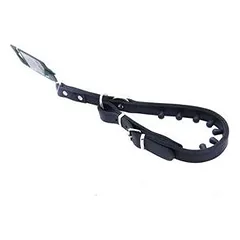 Hunter Leather collar Tux 45, black