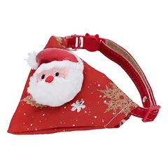 Nobleza skarelė gyvūnui, 2 spalvų, xmas, 23-40cm — 4 nuotrauka