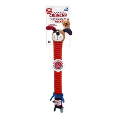 GiGwi Plush Friendz Crunchy Neck traškus žaislas šunims, S photo