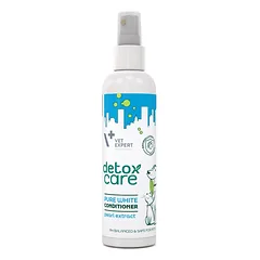 VET EXPERT Detox Care Pure White Conditioner 150 ml kondicionieris be skalavimo šunims ir katėms su šviesia kailiu
