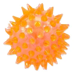 Dog Fantasy Toy Ball Whistling Orange žaislinis šuo kamuoliukas su pypsiuku, 5 cm