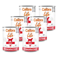CALIBRA Dog Life Adult Beef with Carrots 6x400g