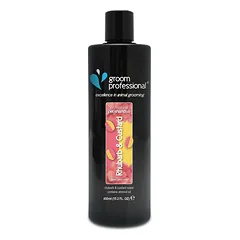 Groom Professional Rabarbarų ir Kremo Šampūnas - drėkinamasis šampūnas šunims su rabarbarų pyrago kvapu, 4L — 2 nuotrauka