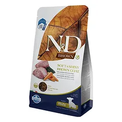 FARMINA N&D BROWN - DOG Dry Lamb Spirulina&Carrot PUPPY MINI 1,5 kg (pak10)