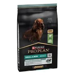 Purina Pro Plan Small & Mini Sausas pašaras mažo ir labai mažo dydžio suaugusiems šunims, turintiems jautrią virškinimo sistemą, su ėriena, 7 kg