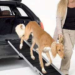 Kleinmetall šunų rampa DogWalk3 su rankena ir užraktu, L 73 - 163 x B 41 cm — 4 nuotrauka