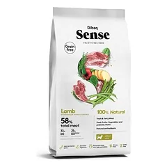 Dibaq SENSE holistinis maistas mažų veislių šunims su ėriena 2 kg
