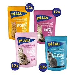 Mjau Multibox, drėgnas maistas katėms 48 x 85 g — 2 nuotrauka