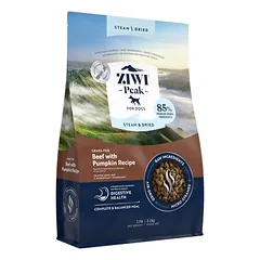 Ziwi Peak Steam & Dried su jautiena ir moliūgu, sausas maistas šunims, 3 - 4,9 kg — 2 nuotrauka