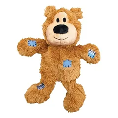 KONG Wild Knots Bear – tvirtas pliušinis žaislas šunims su virvės konstrukcija, 1 vnt. — 3 nuotrauka