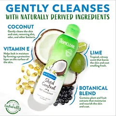 TropiClean Lime & Coconut Šampūnas nuo šėrimosi Šunims ir Katėms 355ml — 2 nuotrauka