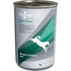 TROVET WRD Weight & Diabetic (šuniui) 400g - skardinė