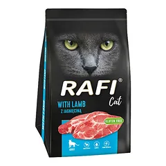 DOLINA NOTECI Rafi Cat sausas ėdalas katėms su ėriena 1,5kg