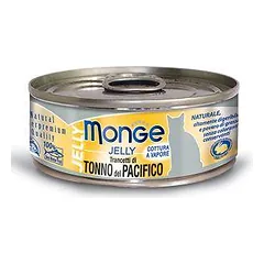 Monge Jelly - Wet Cat Yellowfin tuna in jelly 80g parduotuvėje petreon.lt