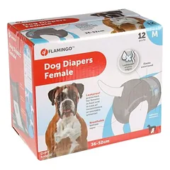 Flamingo sauskelnės šunims Dipy, Dideliems 26–45 kg — 4 nuotrauka