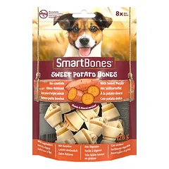 SmartBones Sweet Potato Bones skanėstai su batatais mažų veislių šunims, 8 vnt.