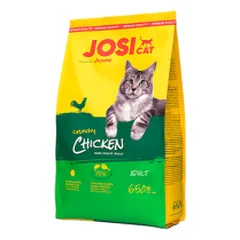 JosiCat Crunchy Chicken sausas maistas katėms, 650 g