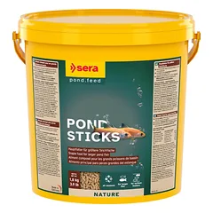 Sera Pond Sticks maistas tvenkinių žuvims su vabzdžių lervomis, 10 l (1,8 kg)