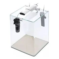 Opti Bent 20 akvariumas stačiakampis, baltas, 25x25x30 cm, 19 l — 2 nuotrauka
