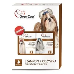 OVER ZOO Shih Tzu šunims skirtas 250 ml šampūno ir 240 ml kondicionieriaus rinkinys