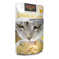Leonardo Drink & Care Urinary Chicken šlapias pašaras su vištiena katėms nuotrauka